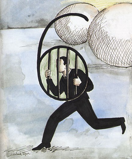 Number 6 - The prisoner, by Roland Topor