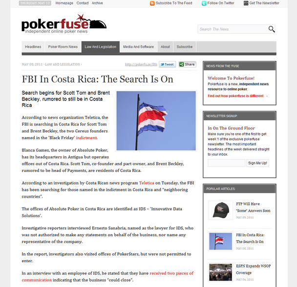 Pokerfuse v1 article view