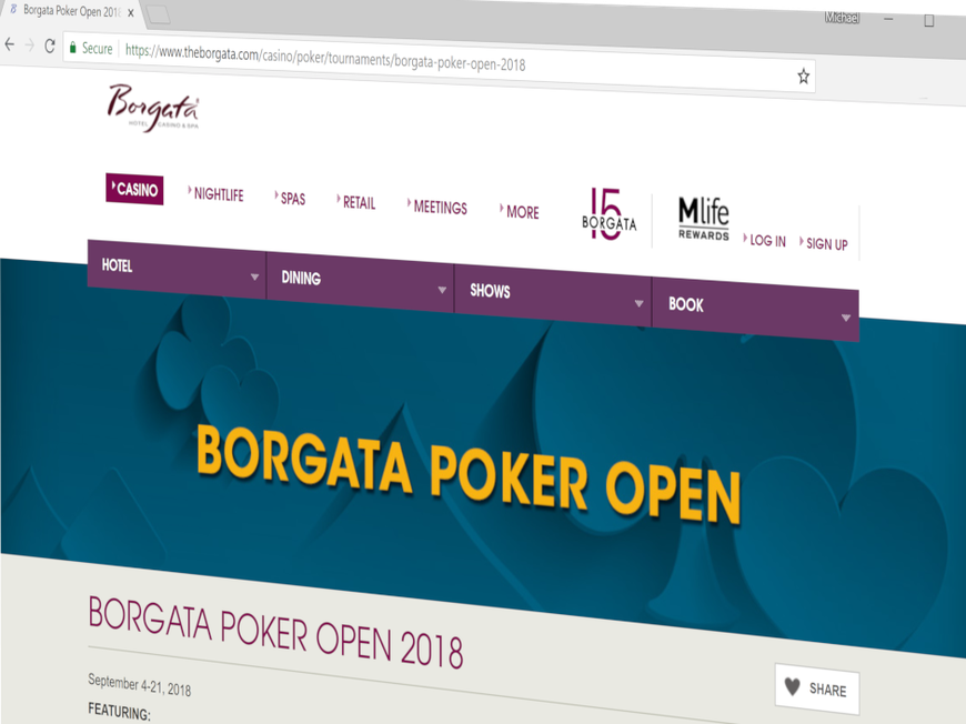 Borgata Poker Open Returns with $6.5 Million Guaranteed Live Tournament Series