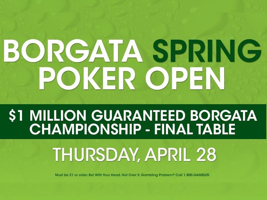 Only Nine Days Left to Get in on the Action at the Borgata Spring Poker Open