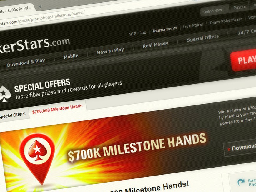 Milestone Hands Return to  PokerStars
