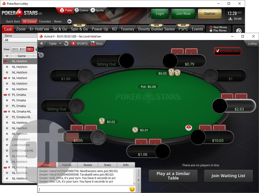 Exclusive: PokerStars to Test "Stealth Mode" Anonymous Tables