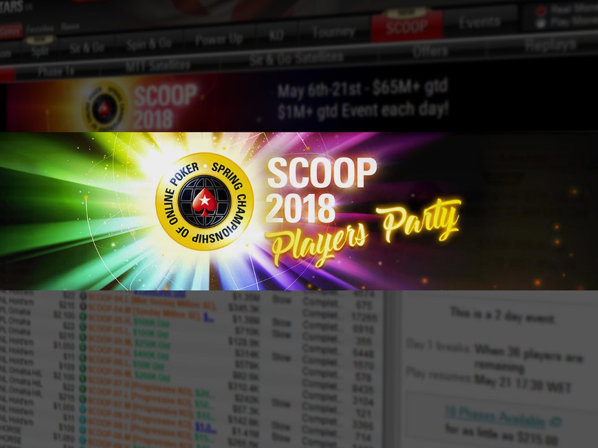 PokerStars Announces "Players Party" for 10th Anniversary SCOOP