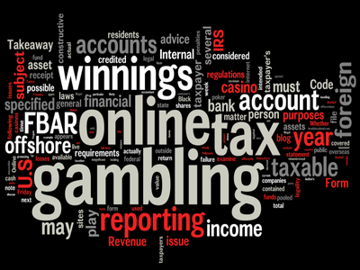 Taxation of Gambling: Online Gambling