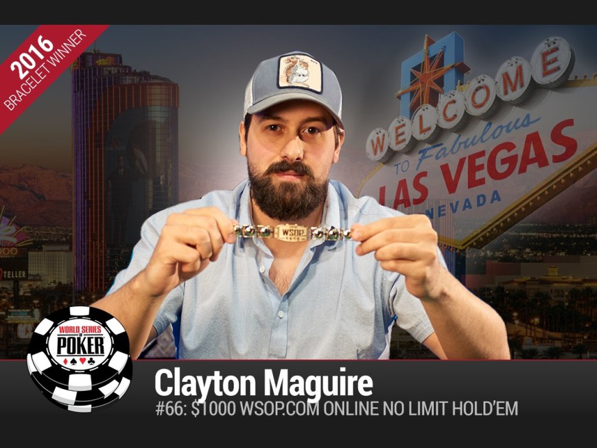 WSOP 2016: Clayton Maguire Wins WSOP Online Event