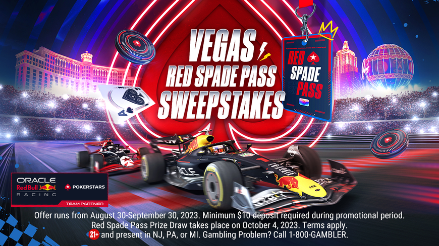 Win a Trip to Vegas with PokerStars US & Oracle Red Bull Racing