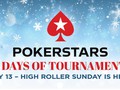 PokerStars High Roller Sunday Is Here: 25 Days of Tournaments Giveaways Galore