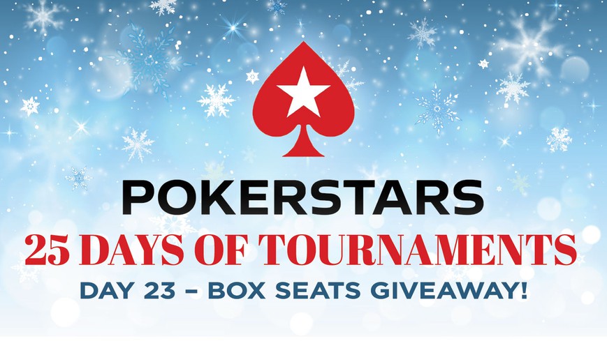 Huge Day for Sports Fans in PokerStars 25 Days of Tournaments: Premium Box Seats Up for Grabs