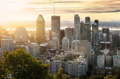 Downtown Montreal skyline. RSI CEO Talks Québec iGaming: Potential Changes and Future Prospects.