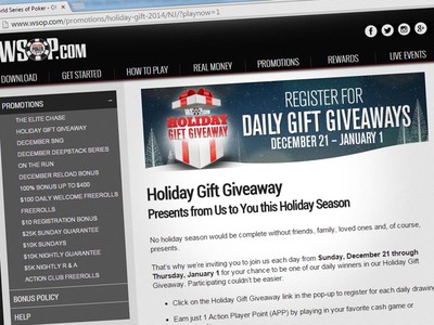 WSOP.com is Giving Away Free Gifts to New Jersey Online Poker Players